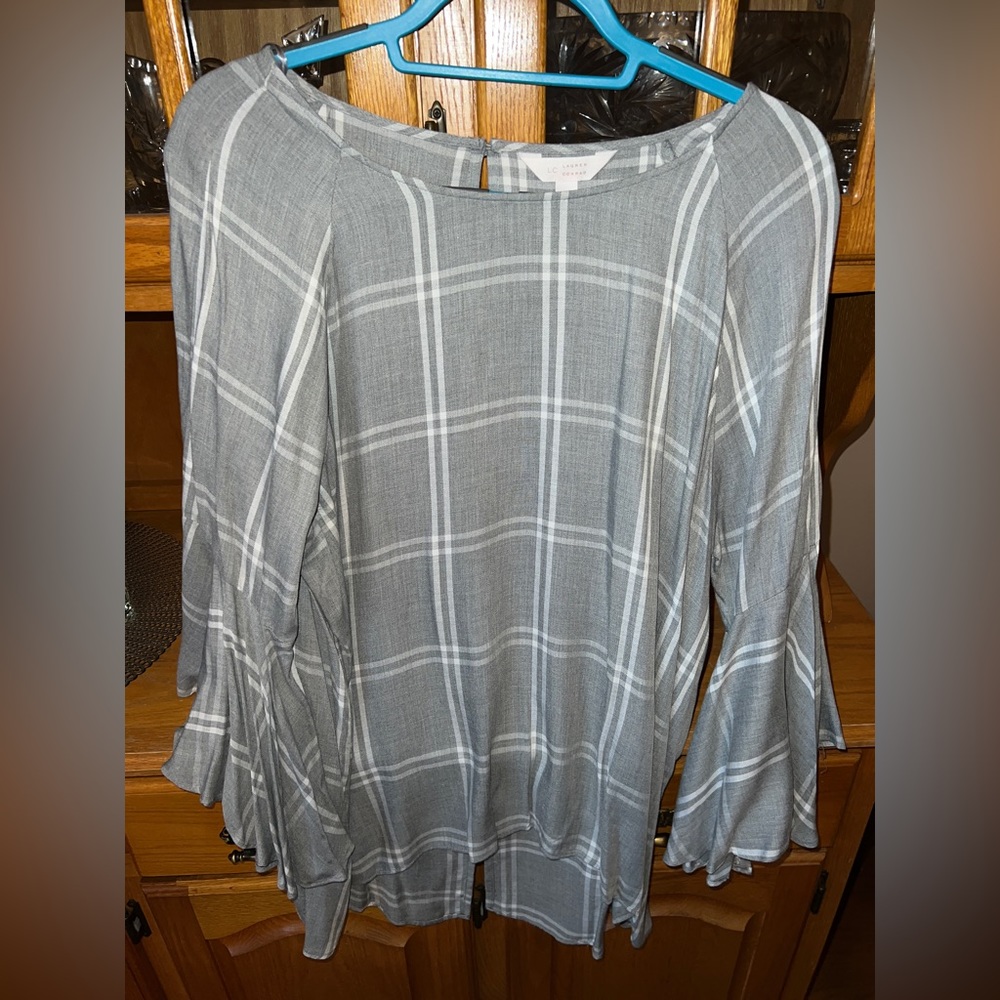 Plaid Blouse